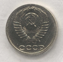 монета 10 копеек СССР 1989 UNC, оригинальная запайка - вид 1 миниатюра