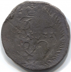 монета 2 копейки 1771 ЕМ, Встречается реже