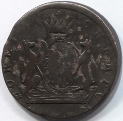монета 5 копеек 1770 КМ Сибирская монета