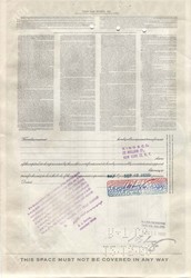 Акция иностранной компании 1957 год - вид 1 миниатюра